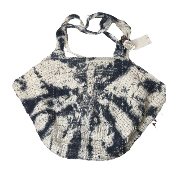 NWT Billabong Hippie Dream Catcher Tie Dye Crocheted Beach Boho Purse Tote Bag - Picture 2 of 9